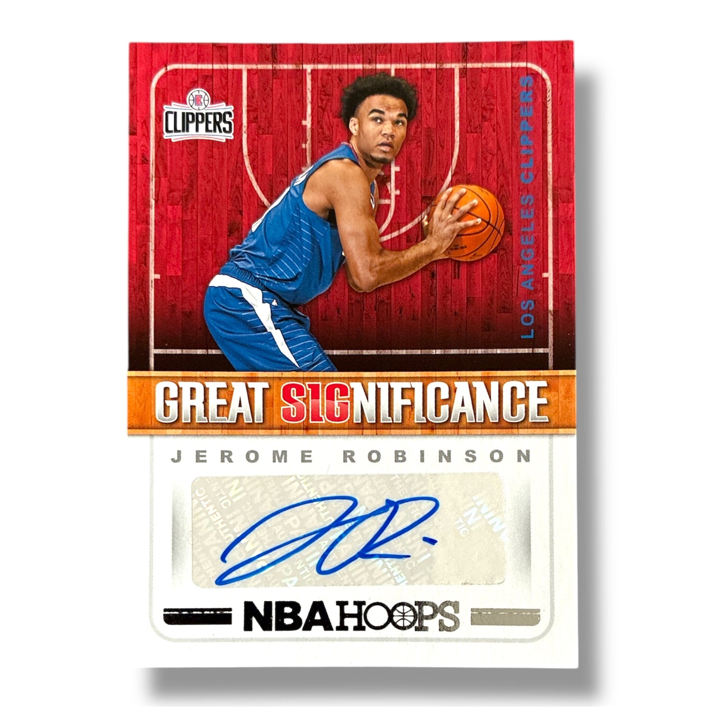 Jerome Robinson Great Significance Auto 18/19 Panini Hoops Basketball