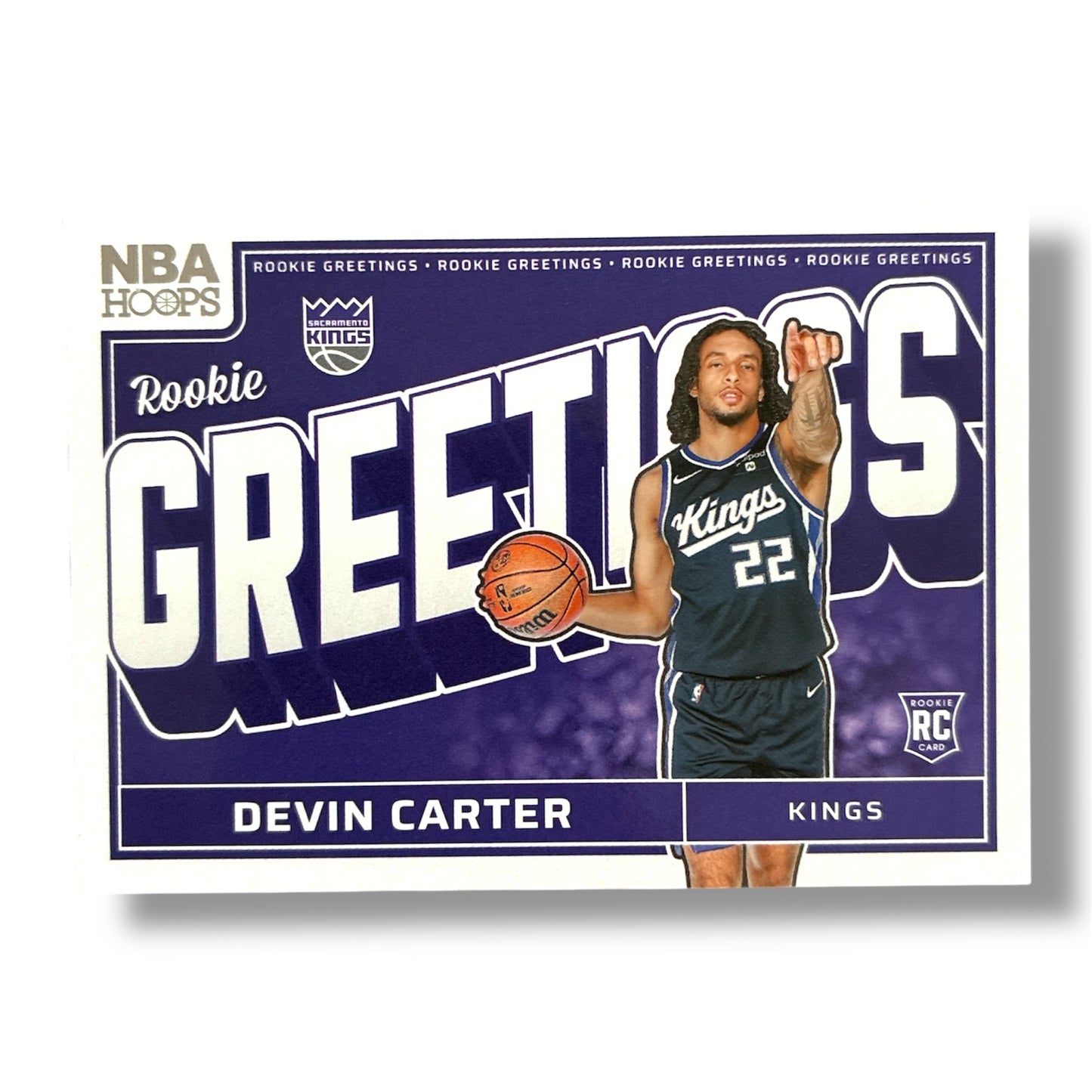 Devin Carter RC Rookie Greetings 24/25 Panini Hoops Basketball