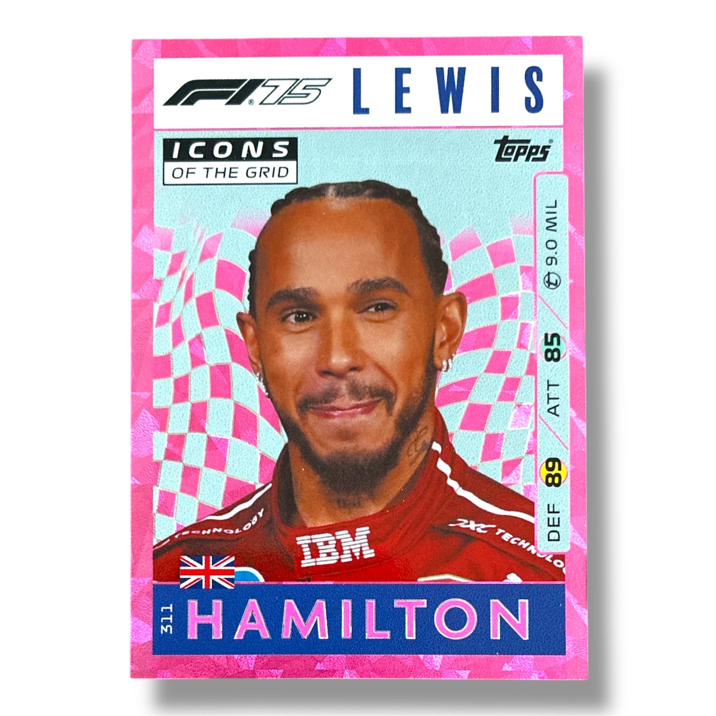 Lewis Hamilton Icons Of The Grid Pink F1 Turbo Attax 2025
