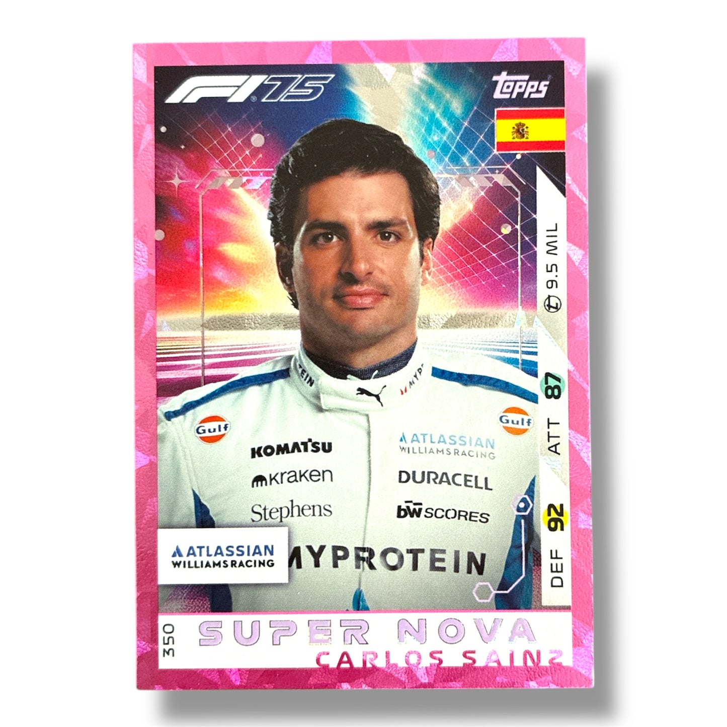 Carlos Sainz Super Nova Pink F1 Turbo Attax 2025