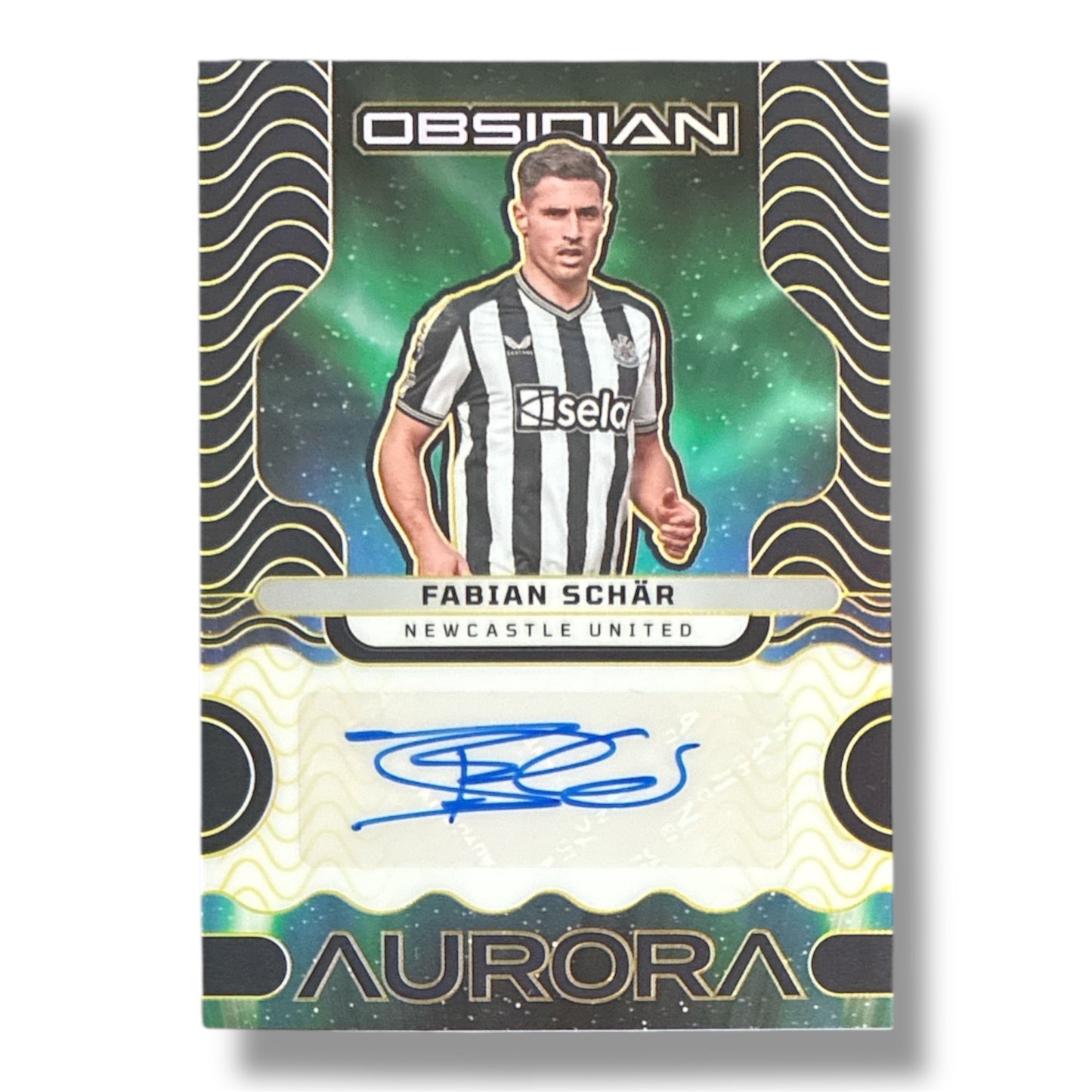 Fabian Schar Aurora Auto 06/10 23/24 Panini Obsidian