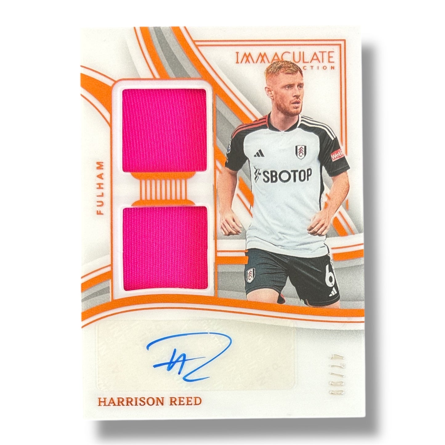 Harrison Reed Patch Auto 47/99 23/24 Panini Immaculate