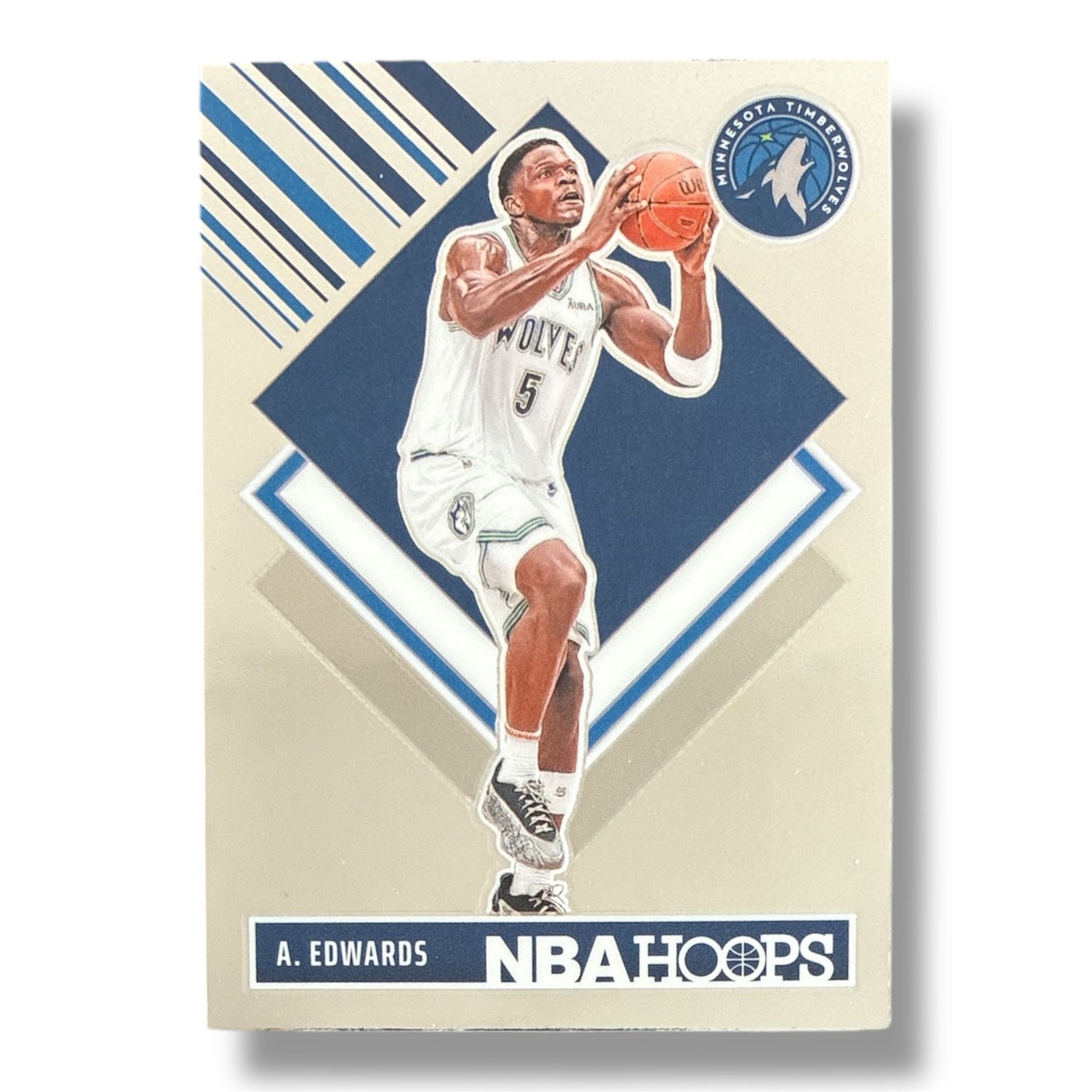 Anthony Edwards Tribute Holo 24/25 Panini Hoops Basketball