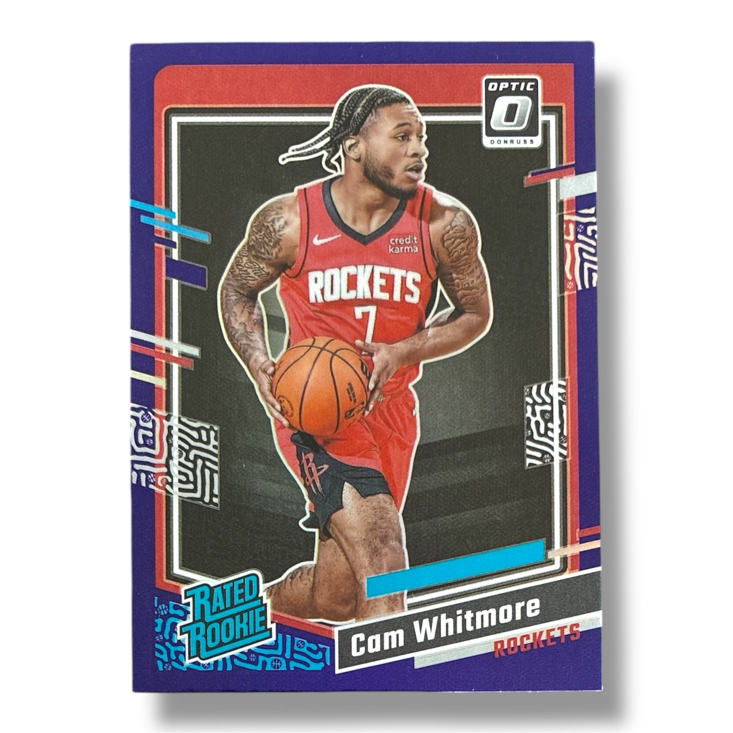 Cam Whitmore RC Rated Rookie Purple Prizm 23/24 Panini Donruss Optic