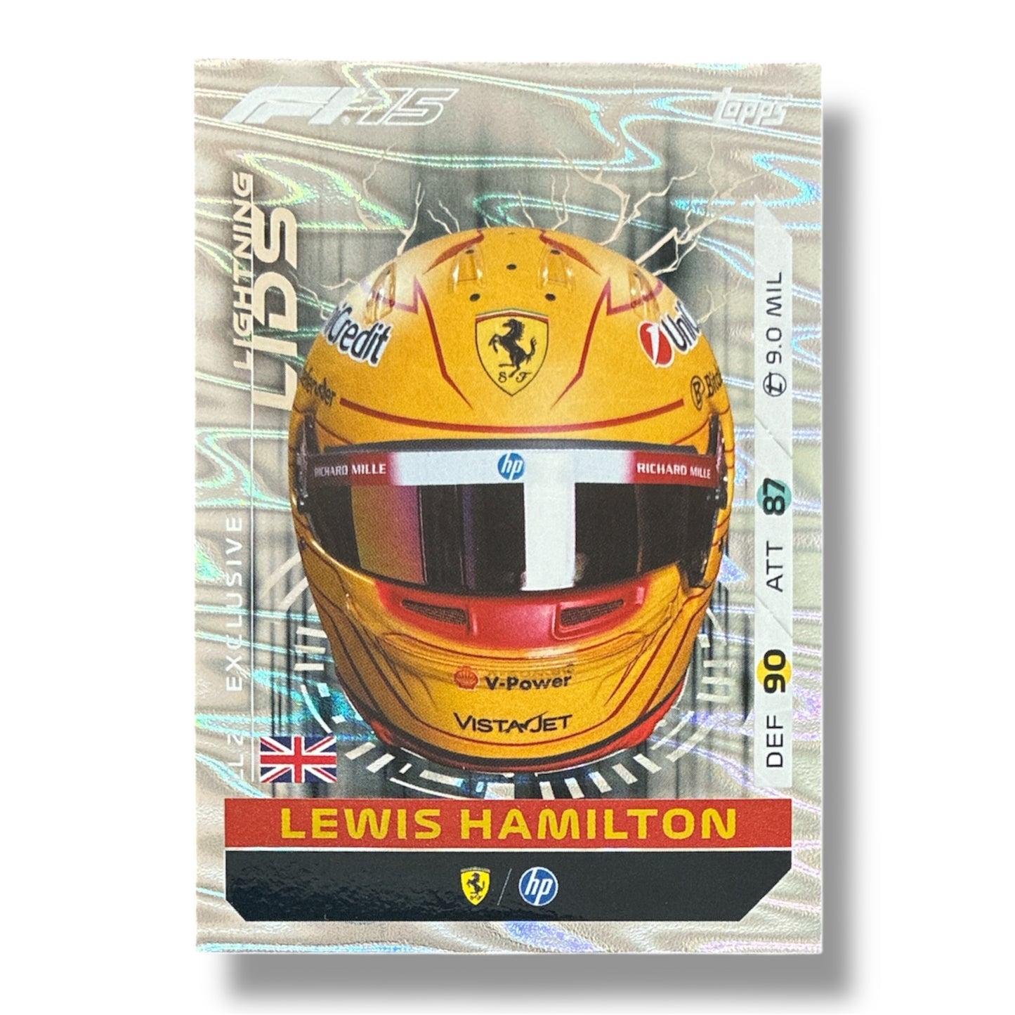 Lewis Hamilton Lightning Lids F1 Turbo Attax 2025