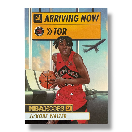 Ja’Kobe Walter Arriving Now Holo Foil 24/25 Panini Hoops Basketball