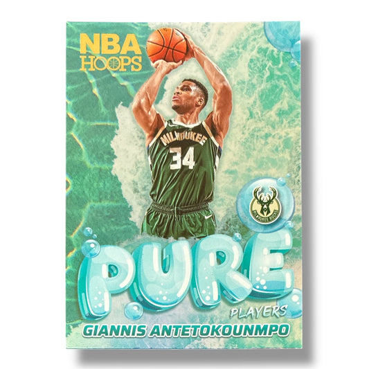 Giannis Antetokounmpo Pure Players Holo Foil 24/25 Panini Hoops Basketball