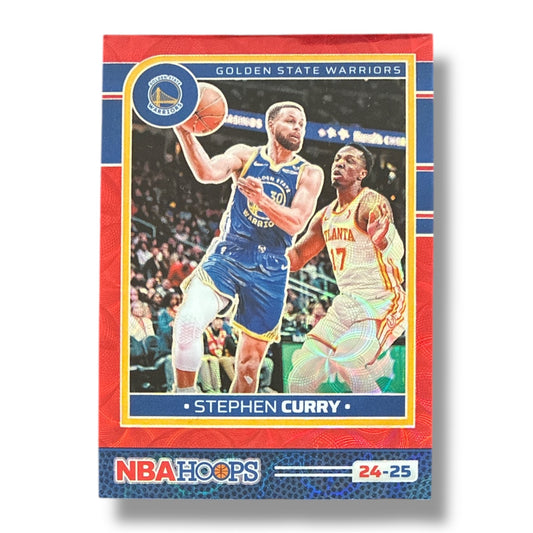 Stephen Curry Red Scope 23/49 24/25 Panini Hoops Basketball