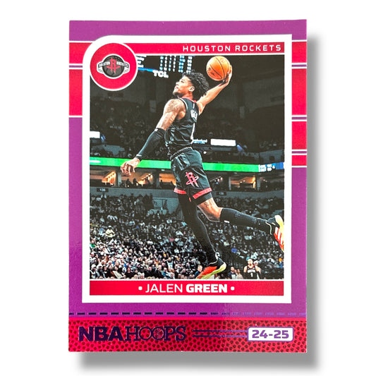 Jalen Green Purple 24/25 Panini Hoops Basketball