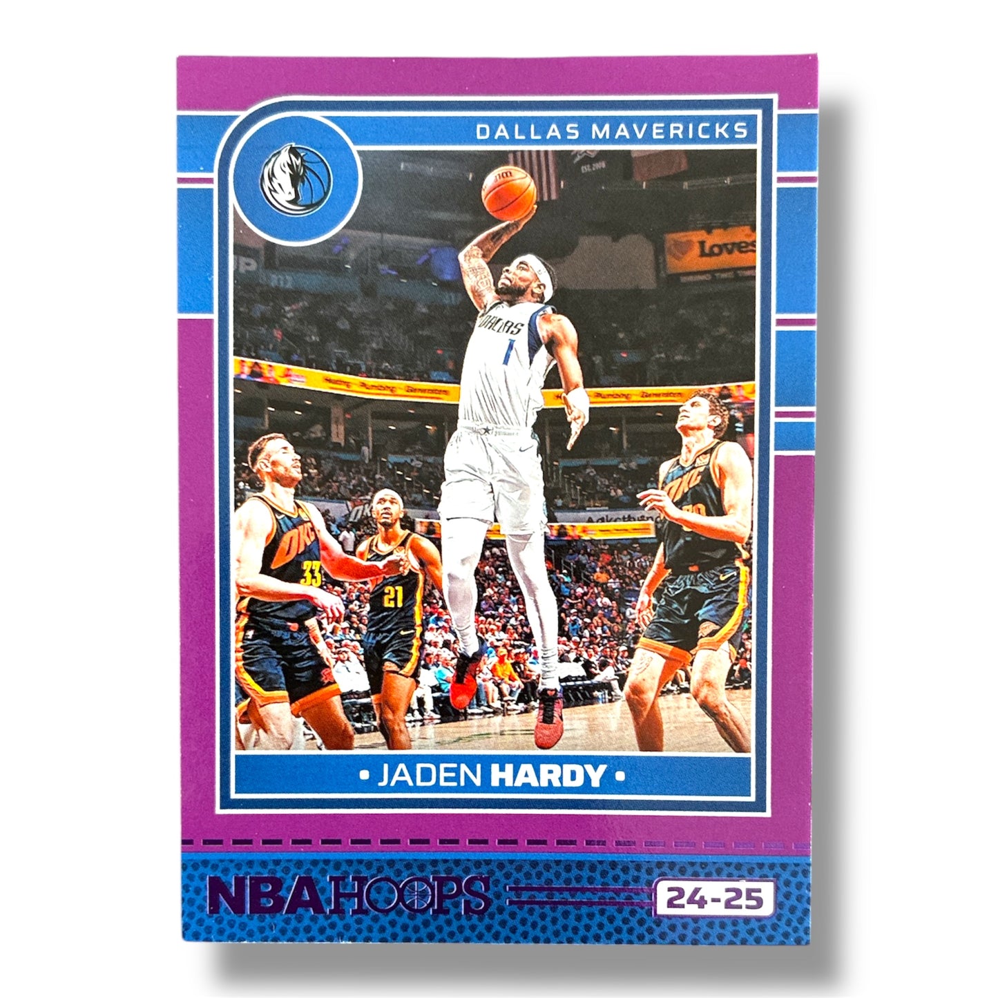 Jaden Hardy Purple 24/25 Panini Hoops Basketball