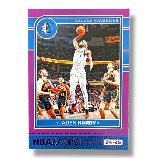 Jaden Hardy Purple 24/25 Panini Hoops Basketball