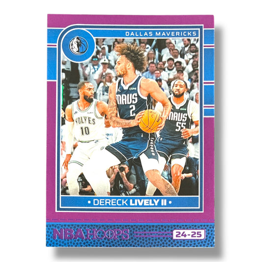 Dereck Lively II Purple 24/25 Panini Hoops Basketball