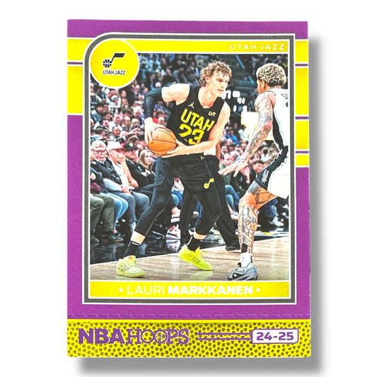 Lauri Markkanen Purple 24/25 Panini Hoops Basketball