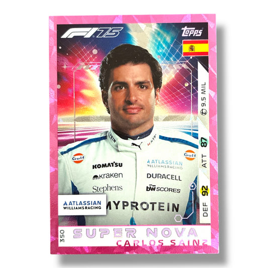 Carlos Sainz Super Nova Pink F1 Turbo Attax 2025