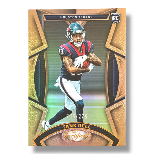 Tank Dell RC Bronze 236/275 2023 Panini Certified Football