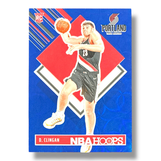 Donovan Clingan RC Blue Scope Tribute 13/99 24/25 Panini Hoops Basketball