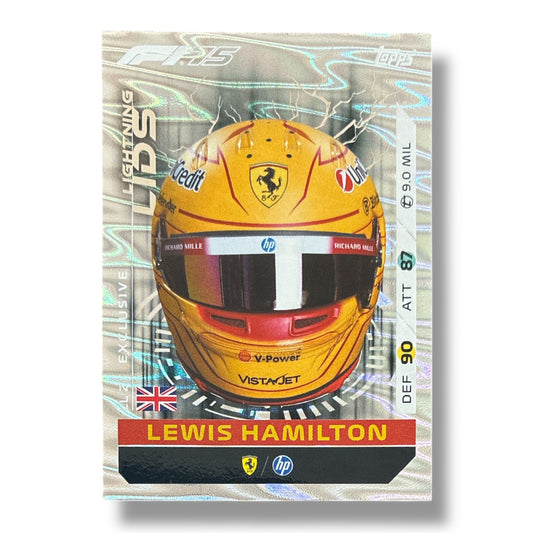 Lewis Hamilton Lightning Lids F1 Turbo Attax 2025